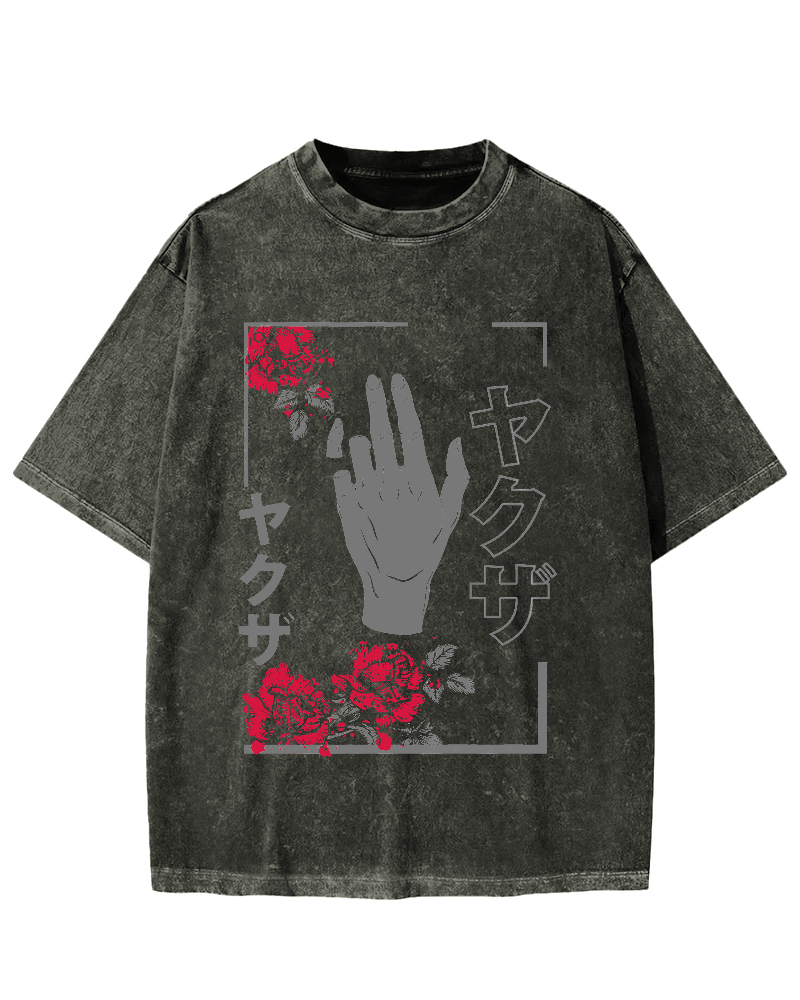 Broken Promise Yakuza Vintage Washed T-shirt