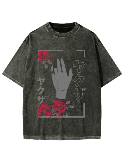 Broken Promise Yakuza Vintage Washed T-shirt