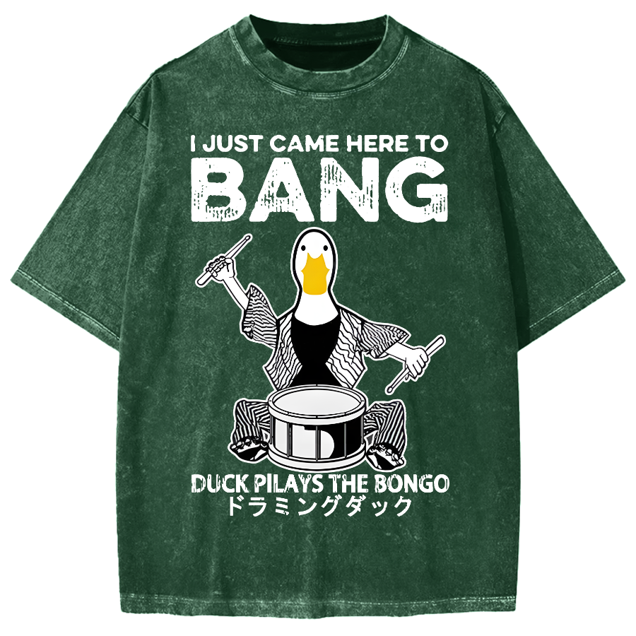 Drumming Duck Vintage Washed T-shirt