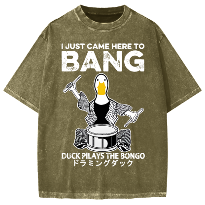 Drumming Duck Vintage Washed T-shirt