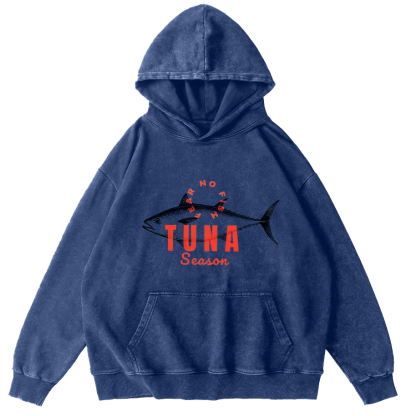 Tunas Vintage Washed Hoodie-Zazasy