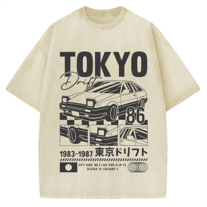 Tokyo 86 Vintage Washed T-shirt