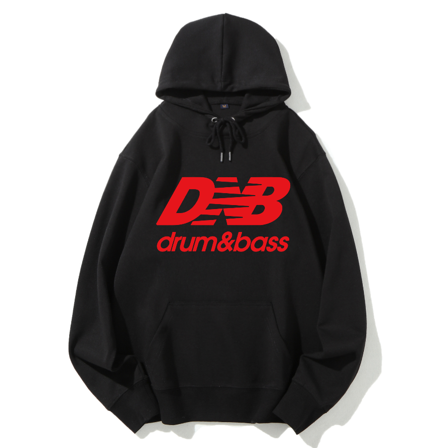 Drum And Bass Cotton Hoodie