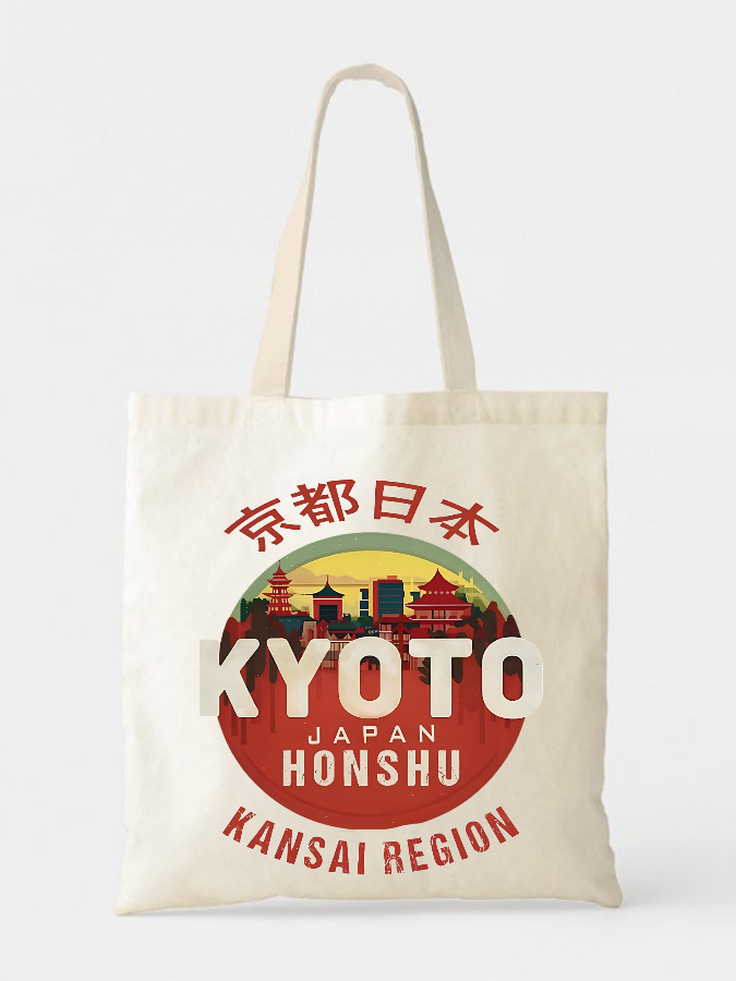 Kyoto, Japan Canvas Bag-Zazasy