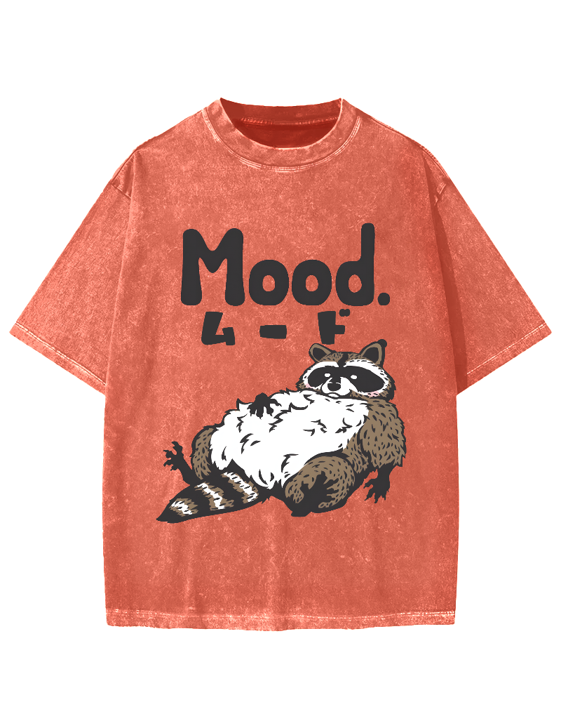 Mood Raccoon Vintage Washed T-shirt