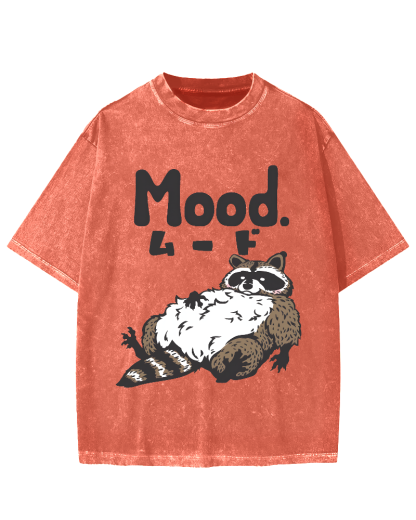 Mood Raccoon Vintage Washed T-shirt