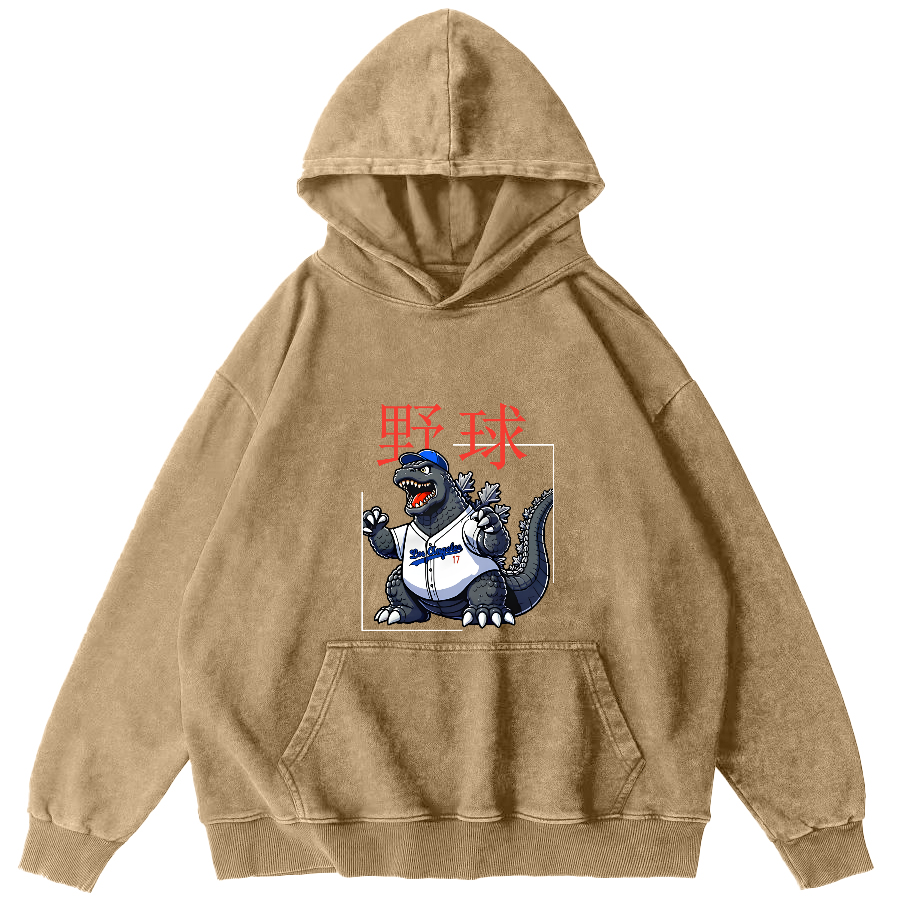 Baseball Is My Favorite Sport Vintage Distressed Hoodie-Zazasy