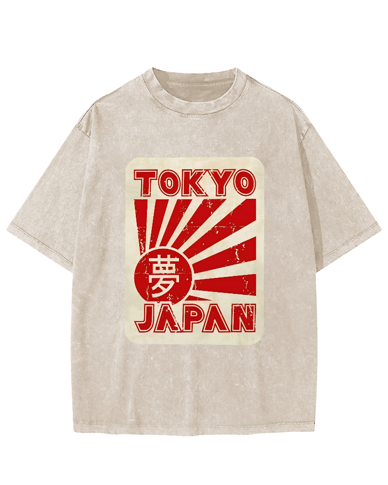 Japanese Dream Tokyo Vintage Washed T-shirt