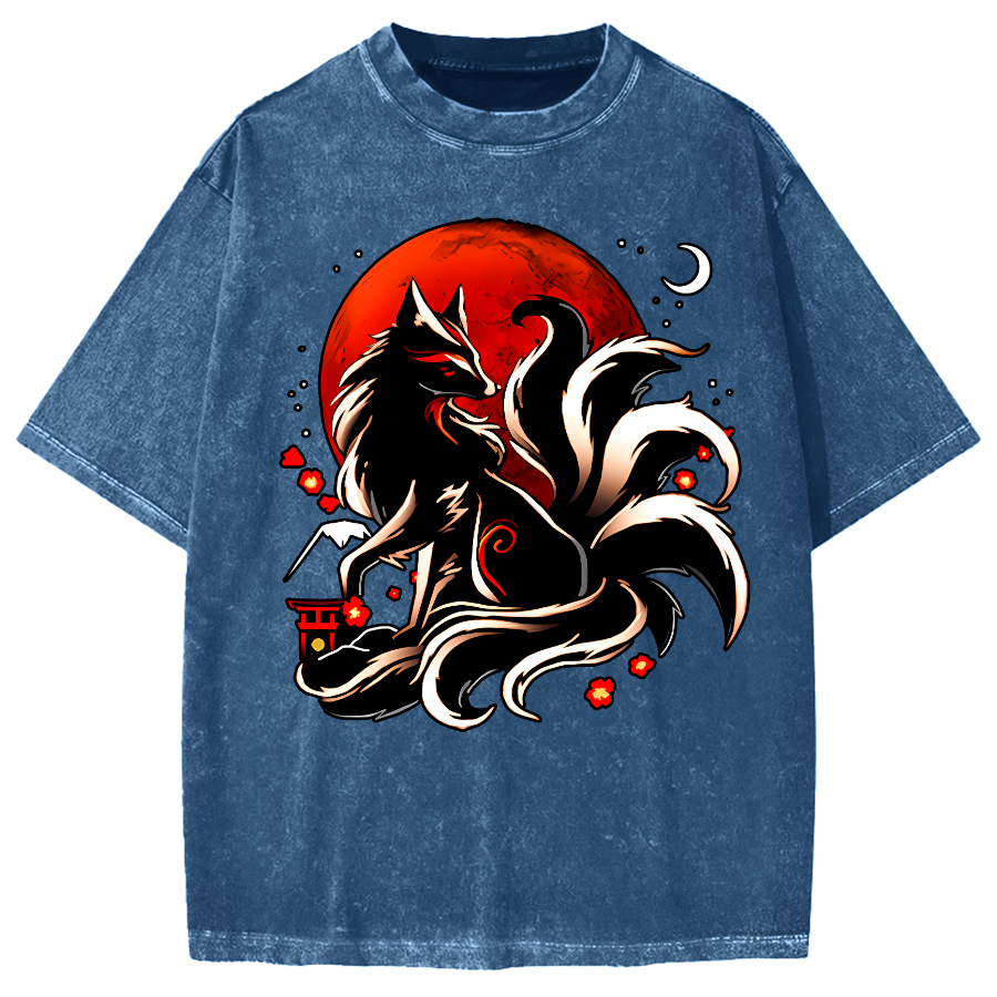 Kitsune Vintage Washed T-shirt
