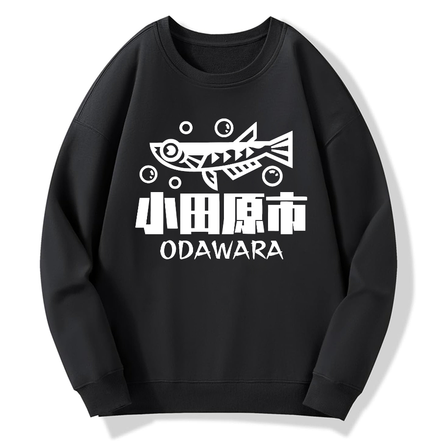 Odawara City Cotton Pullover Sweatshirt