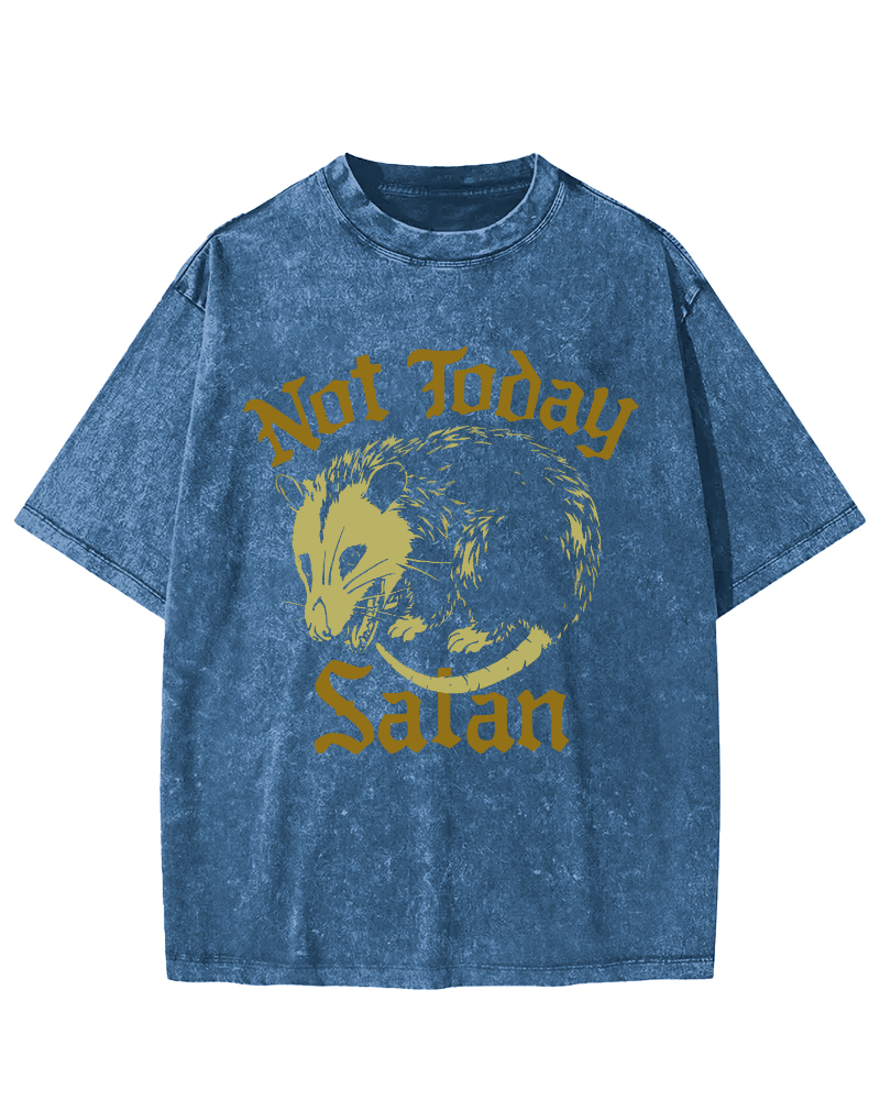 Not Today's Salam Vintage Distressed T-shirt-Zazasy