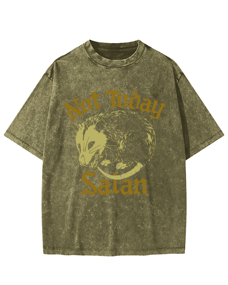Not Today's Salam Vintage Distressed T-shirt-Zazasy