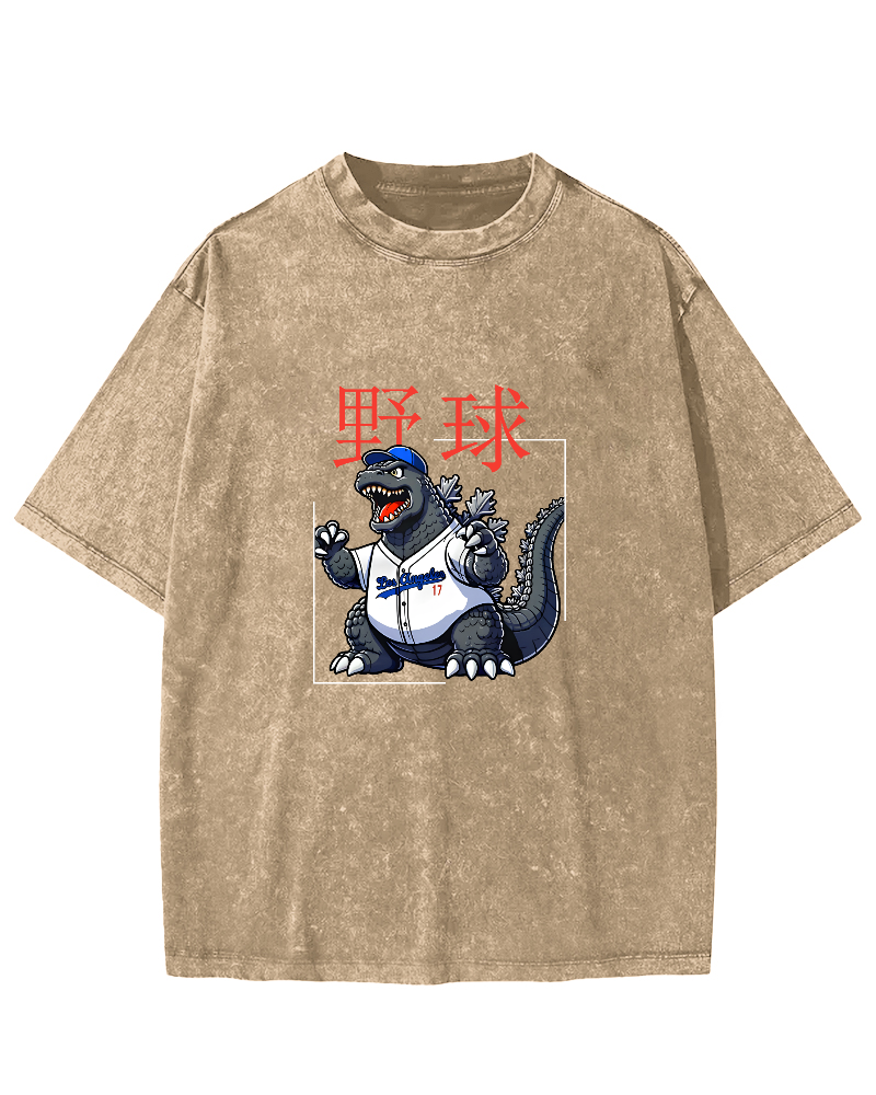 Baseball Is My Favorite Sport Vintage Distressed T-shirt-Zazasy