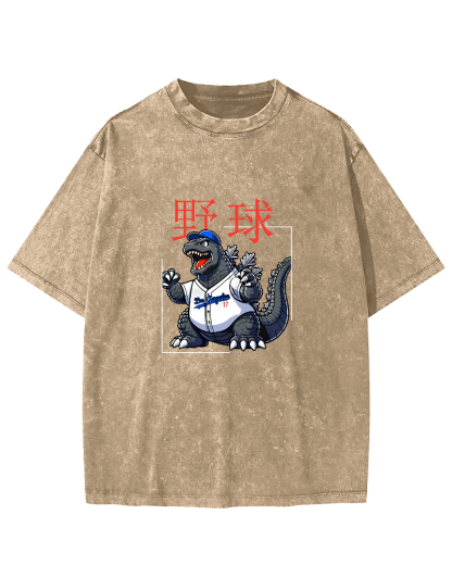 Baseball Is My Favorite Sport Vintage Distressed T-shirt-Zazasy