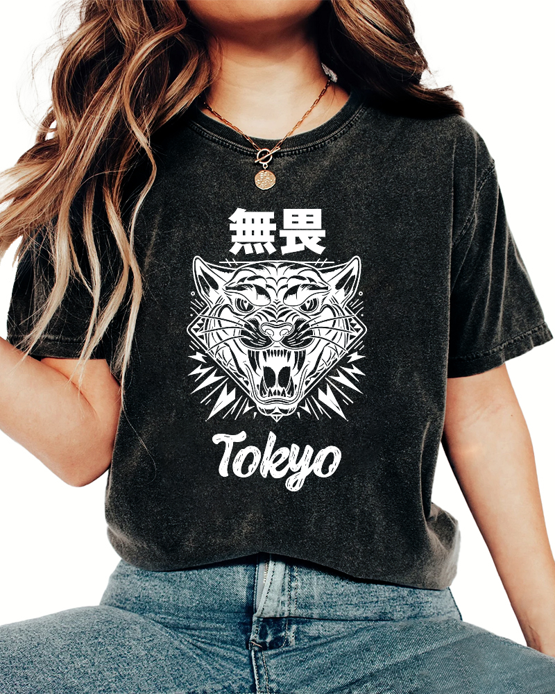 Tokyo Fearless Vintage Washed T-shirt-Zazasy