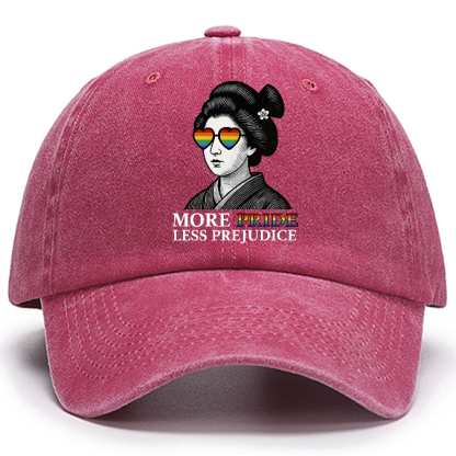 Geisha Wearing Sunglasses Cotton Hat