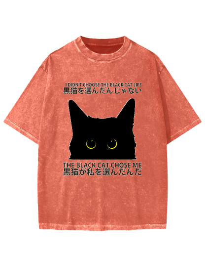 Black Cat's Choice Vintage Washed T-shirt