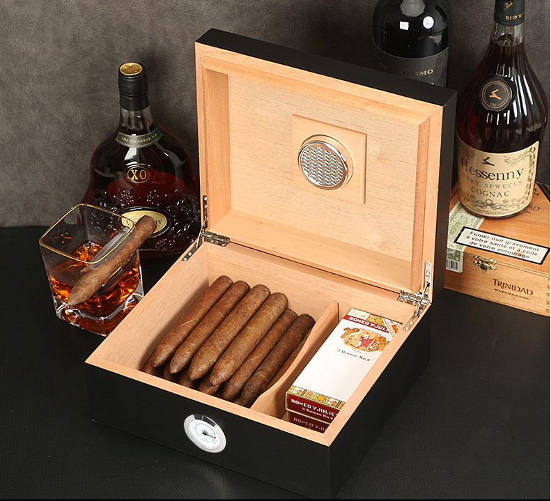 Benjamin Portable Cigar Humidor Set-35 Cigars