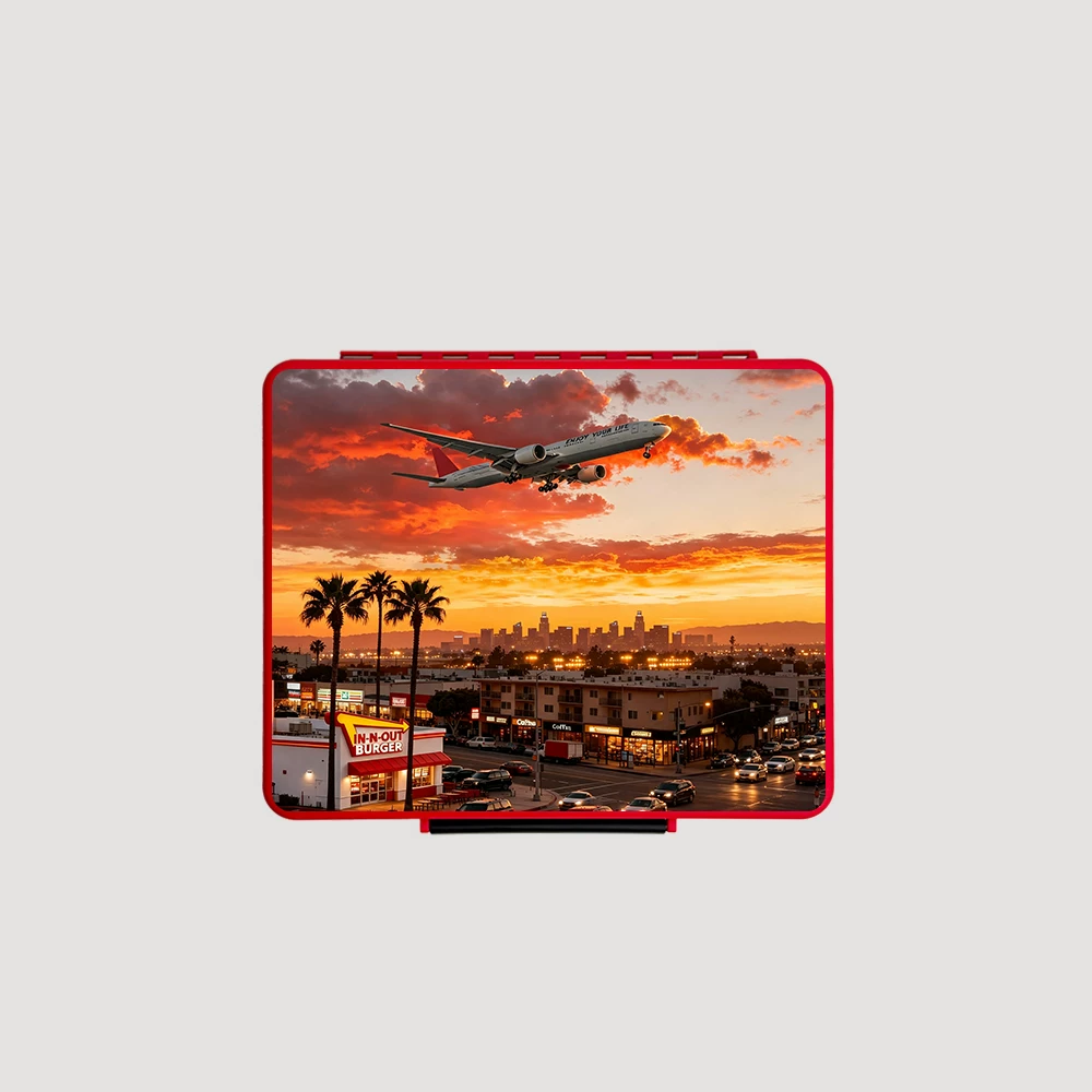 Custom airtight 10-cigar travel case with personalized exterior design