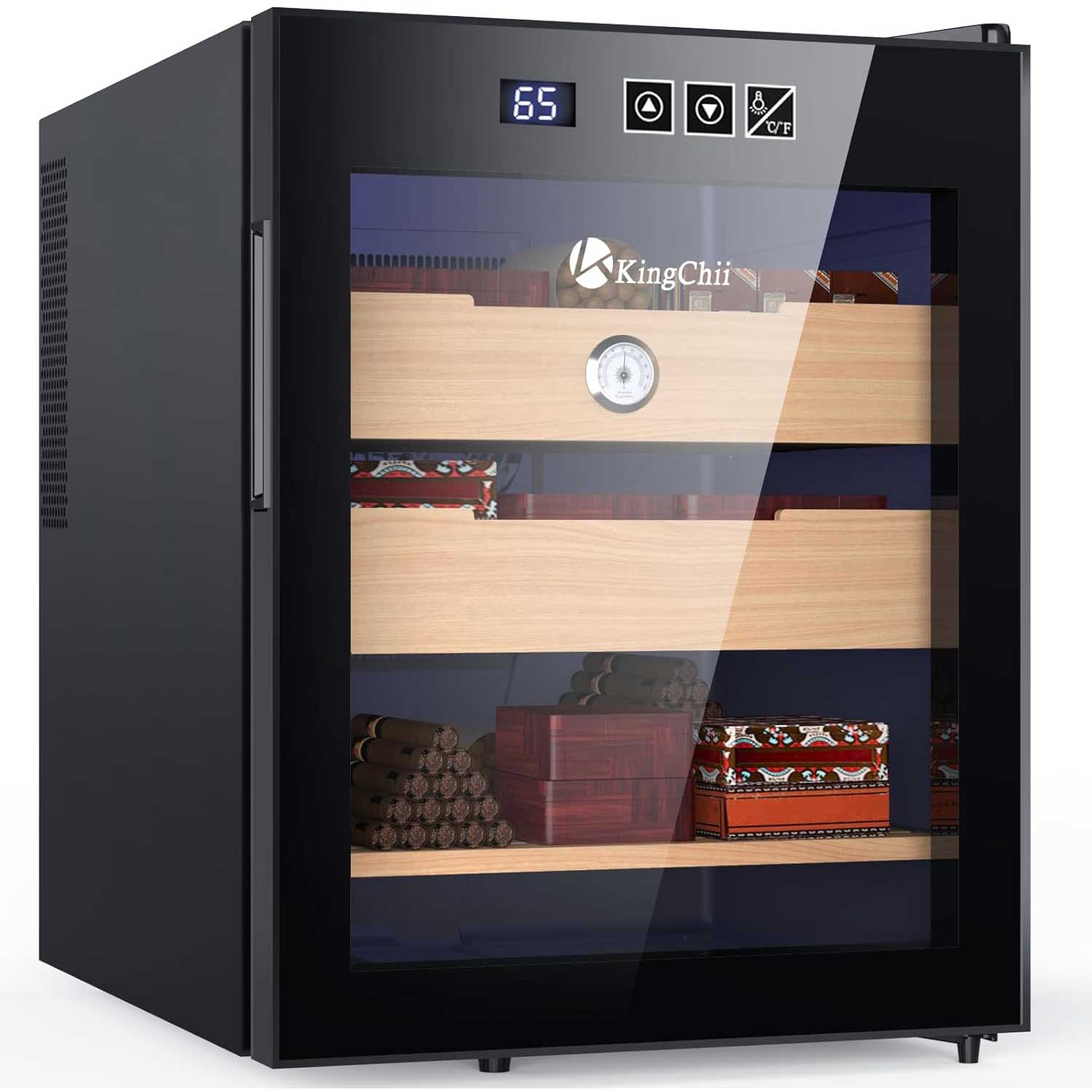 48L Electric Cigar Humidors Cooling - Heating Control System-Benjamin