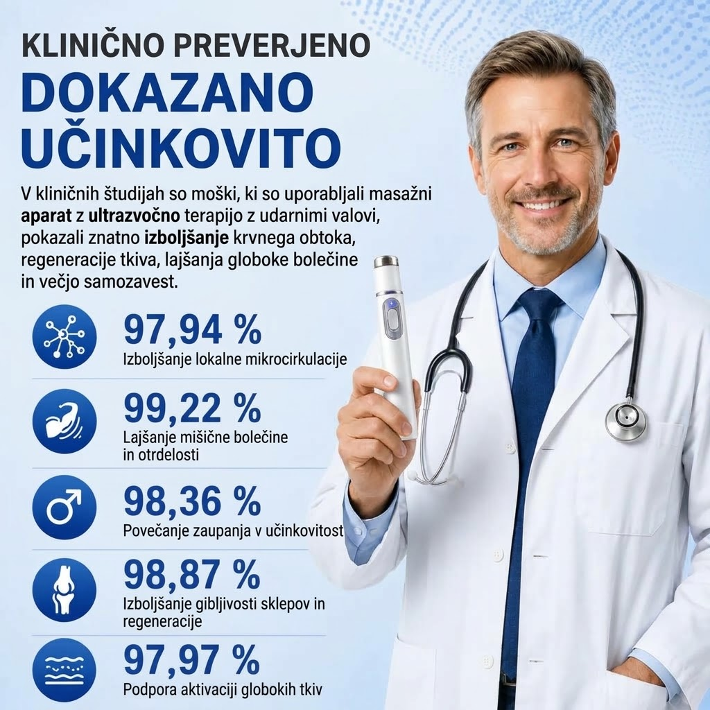 Omron rázová vlna: Silnejšia erekcia, mužské sebavedomie a úľava od bolesti svalov.