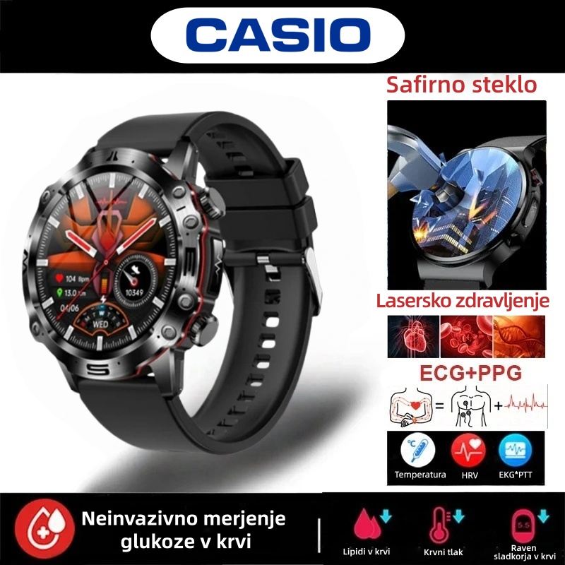 Mejnik podjetja CASIO v letu 2026: Prva pametna ura, ki je sposobna "brati" podatke o vašem telesu
