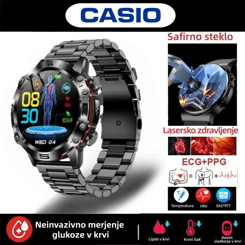 Mejnik podjetja CASIO v letu 2026: Prva pametna ura, ki je sposobna "brati" podatke o vašem telesu