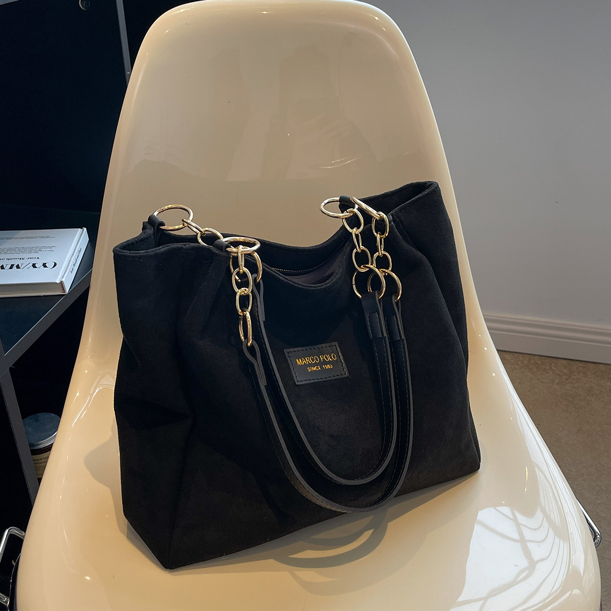 🎁 ¡Descuento del 48% en todos los productos!#LujoEspléndido🌟💼Bolso de mano con parche de letras, bolso de hombro con cadena vintage, bolso de trabajo y escuela para mujeres