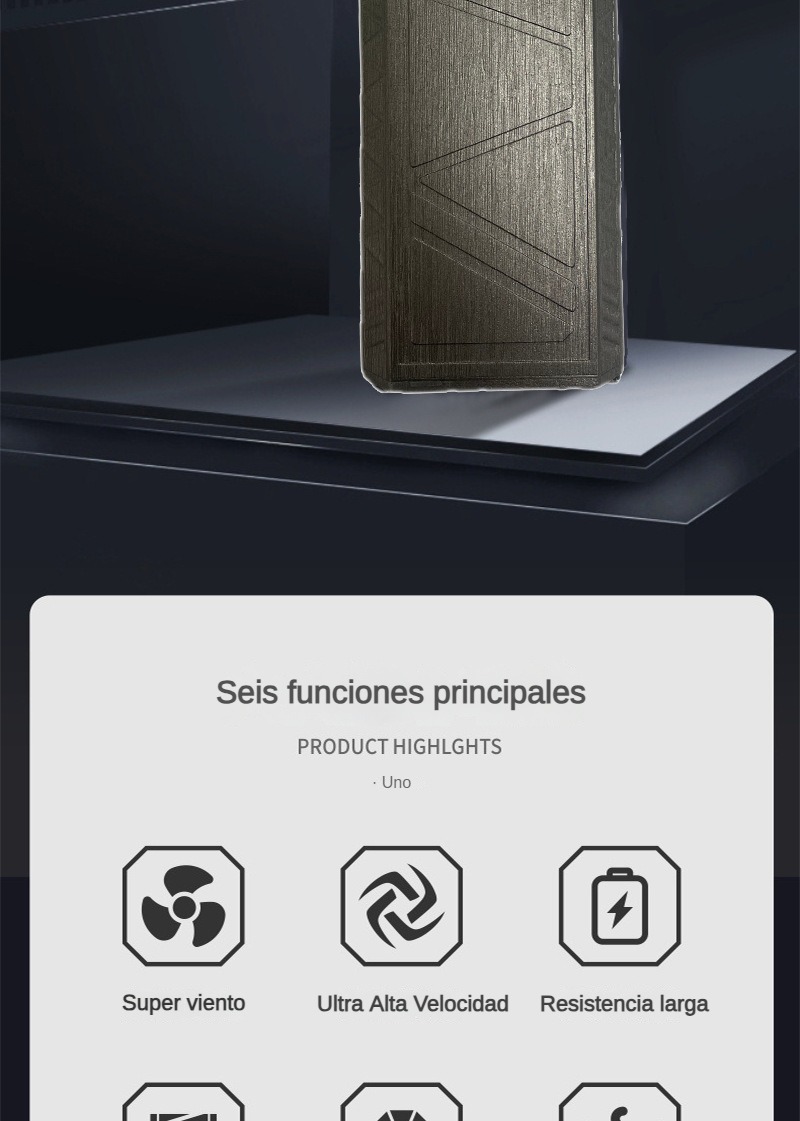 🎁 ¡Descuento del 48% en todos los productos ! 🌀 Ventilador portátil de turbina súper potente multifuncional  🍃