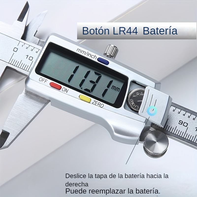 🎁 ¡Descuento del 48% en todos los productos ! 🛠️ Herramienta de medición LCD de acero inoxidable con calibre de 6 pulgadas 🌟