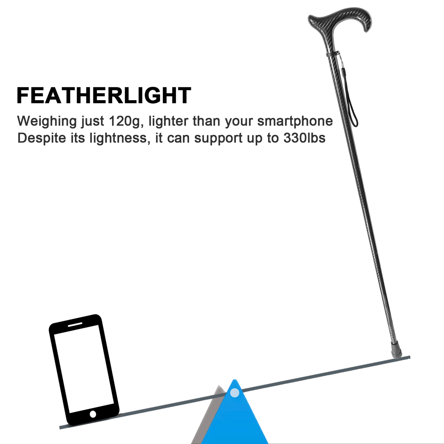 Carbon Fiber Cane for Men & Women