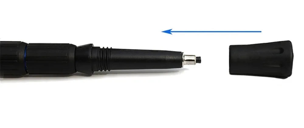 11mm Universal Trekking Pole Rubber Tips, Anti-Slip Wear-Resistant Feet