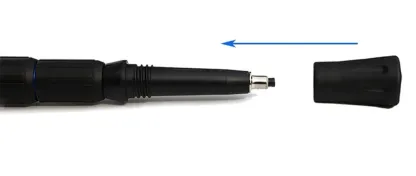 11mm Universal Trekking Pole Rubber Tips, Anti-Slip Wear-Resistant Feet