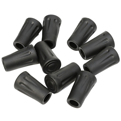 11mm Universal Trekking Pole Rubber Tips, Anti-Slip Wear-Resistant Feet