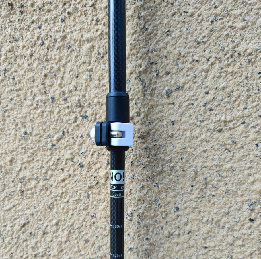 100% Ultralight Carbon Fiber Trekking Sticks,Foldable,Adjustable Hiking Poles with Quick Lock & Anti-Shock Moisture-Wicking EVA Hanle