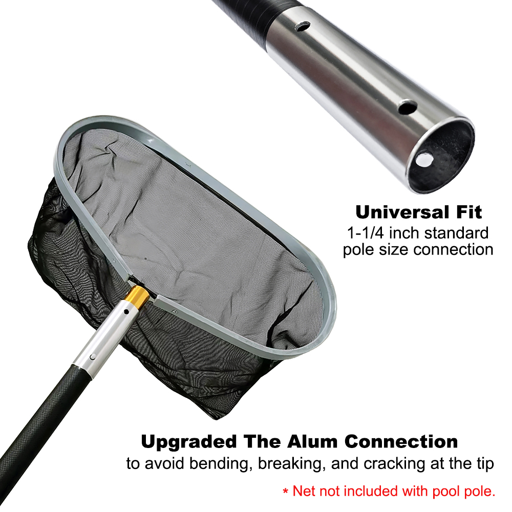 Premium 12 FT Carbon Fiber Pool Pole Telescopic 3.7 to 12 FT Adjustable Pool Cleaning Pole