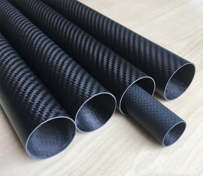 Custom 500MM Length Carbon Fiber Tube Twill Matte Finish