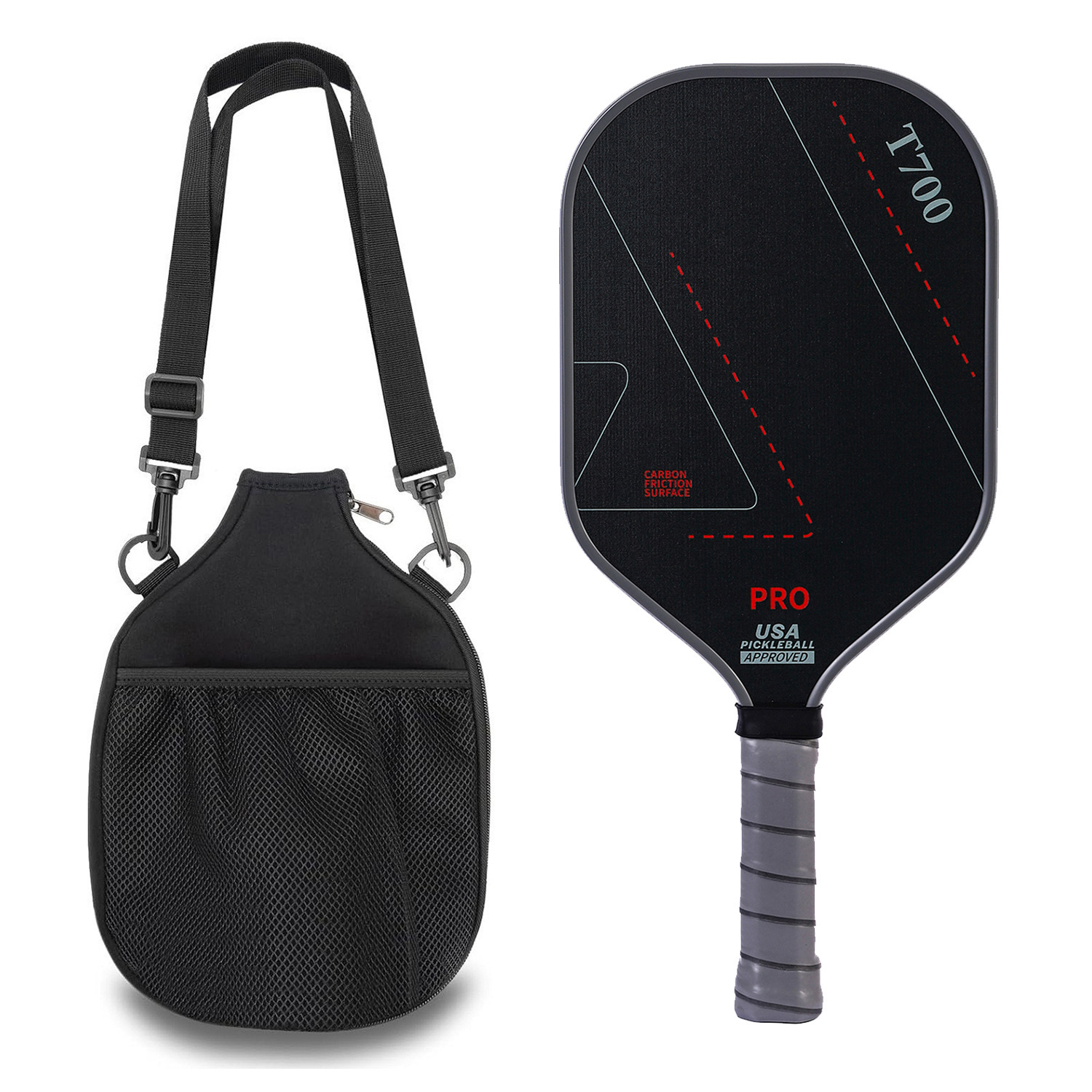 16mm Carbon Fiber Pickleball Paddle
