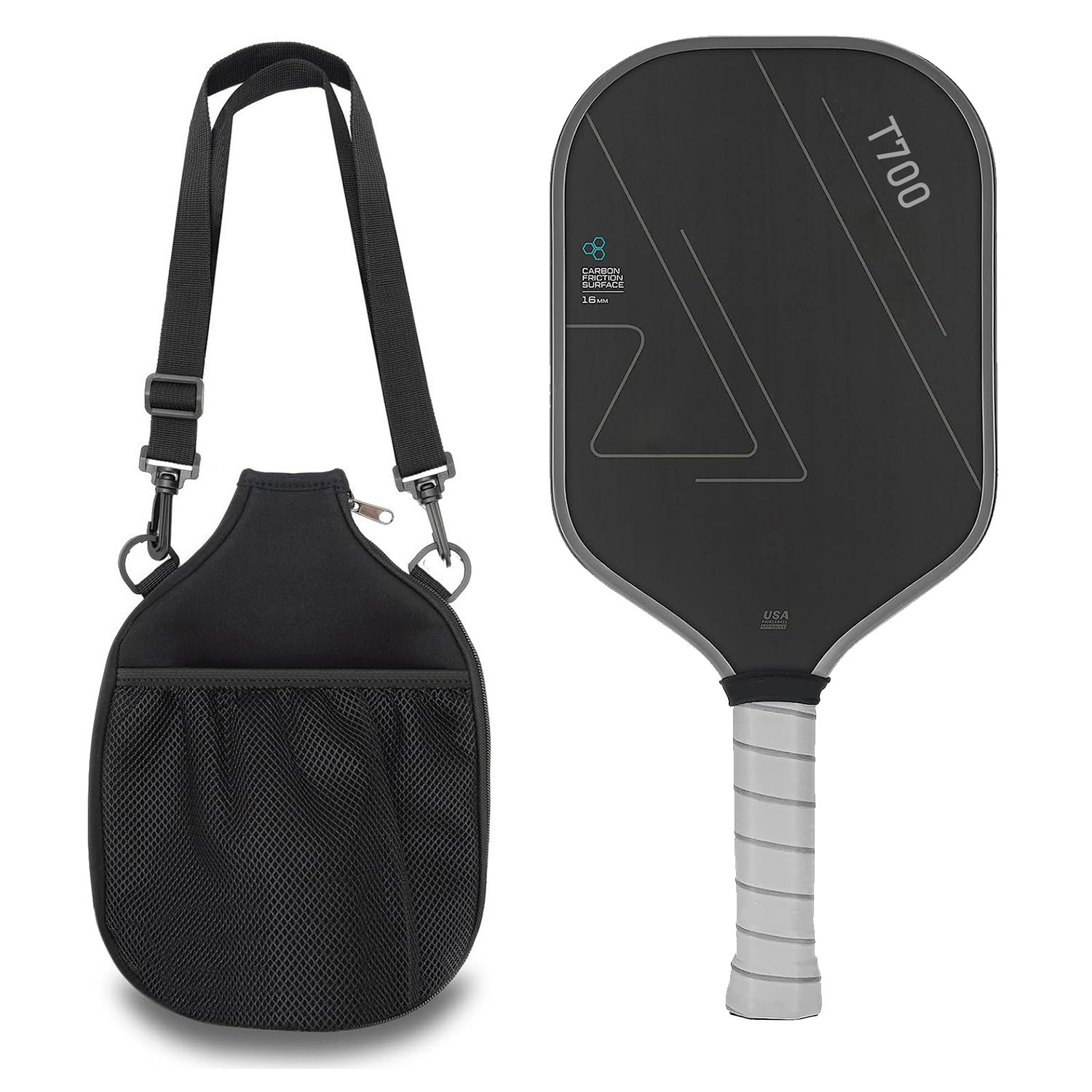 16mm Carbon Fiber Pickleball Paddle