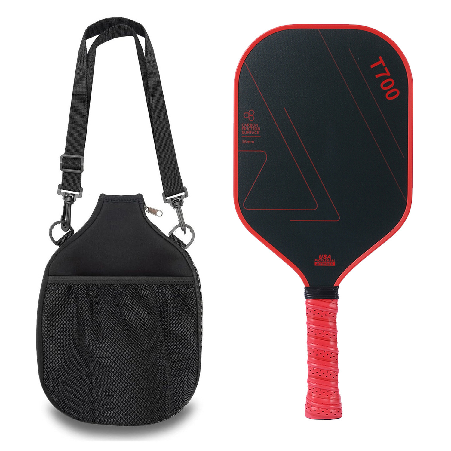 16mm Carbon Fiber Pickleball Paddle
