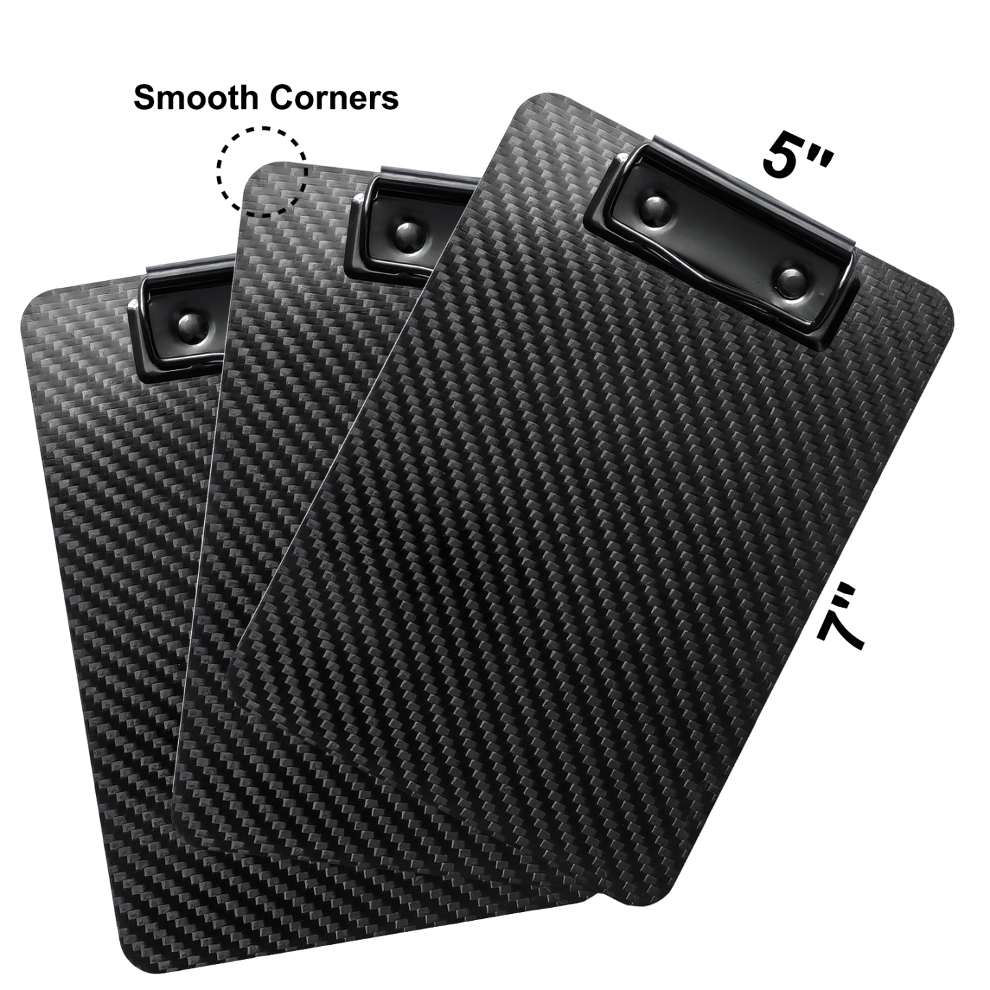 Carbon Fiber Mini Clipboard 5x7 Inch
