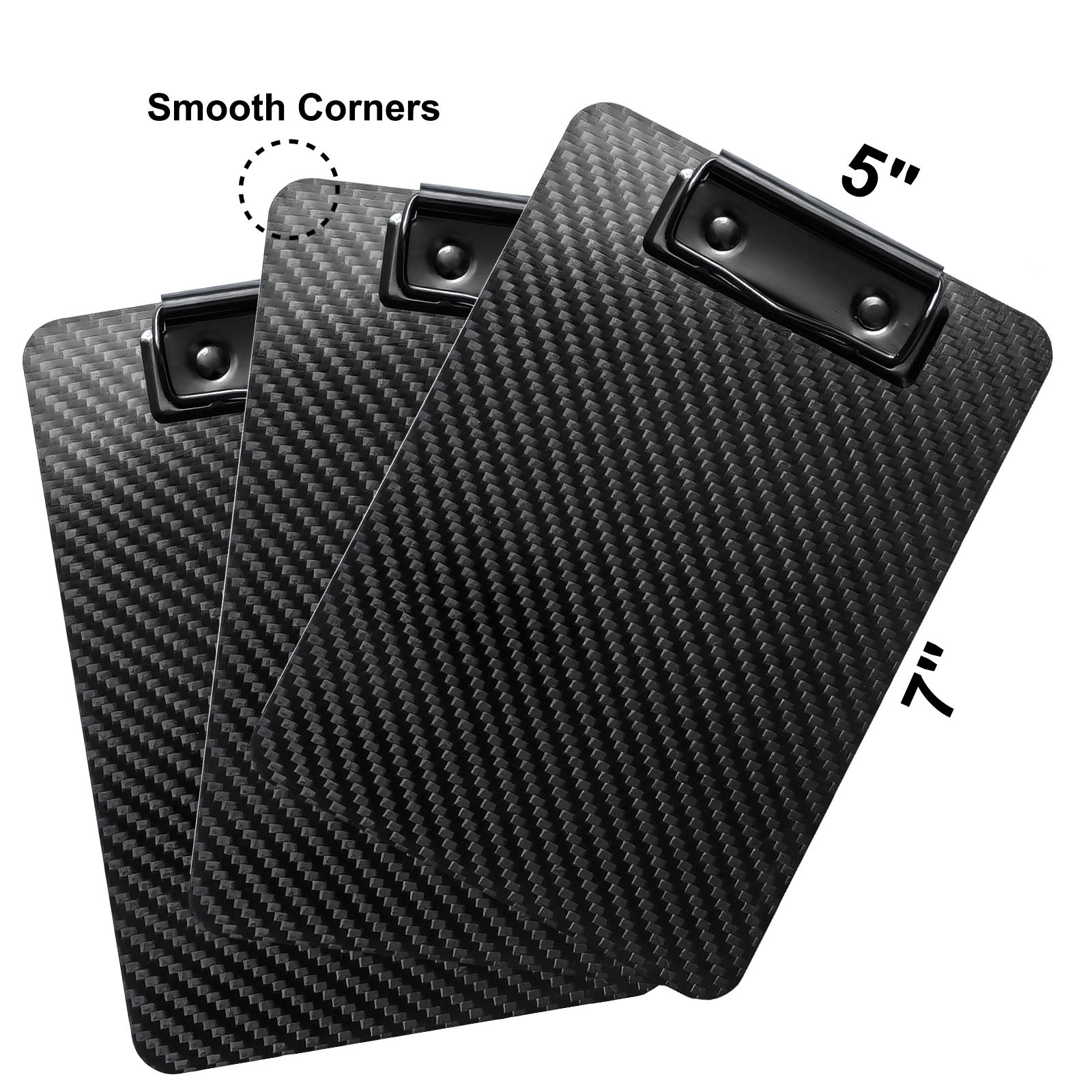 Carbon Fiber Mini Clipboard 5x7 Inch