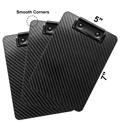 Carbon Fiber Mini Clipboard 5x7 Inch
