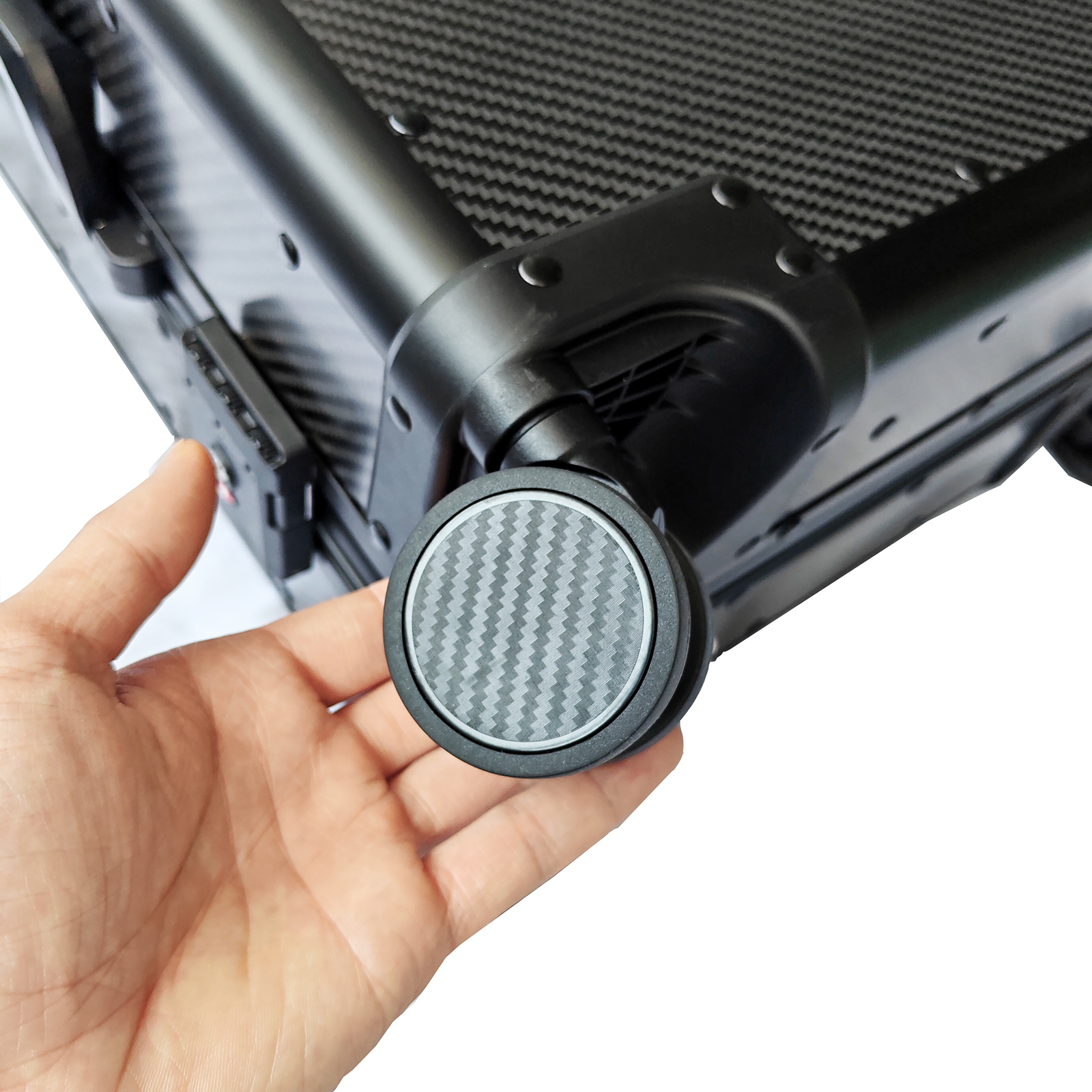 20 Inch Carbon Fiber Carry On Luggage