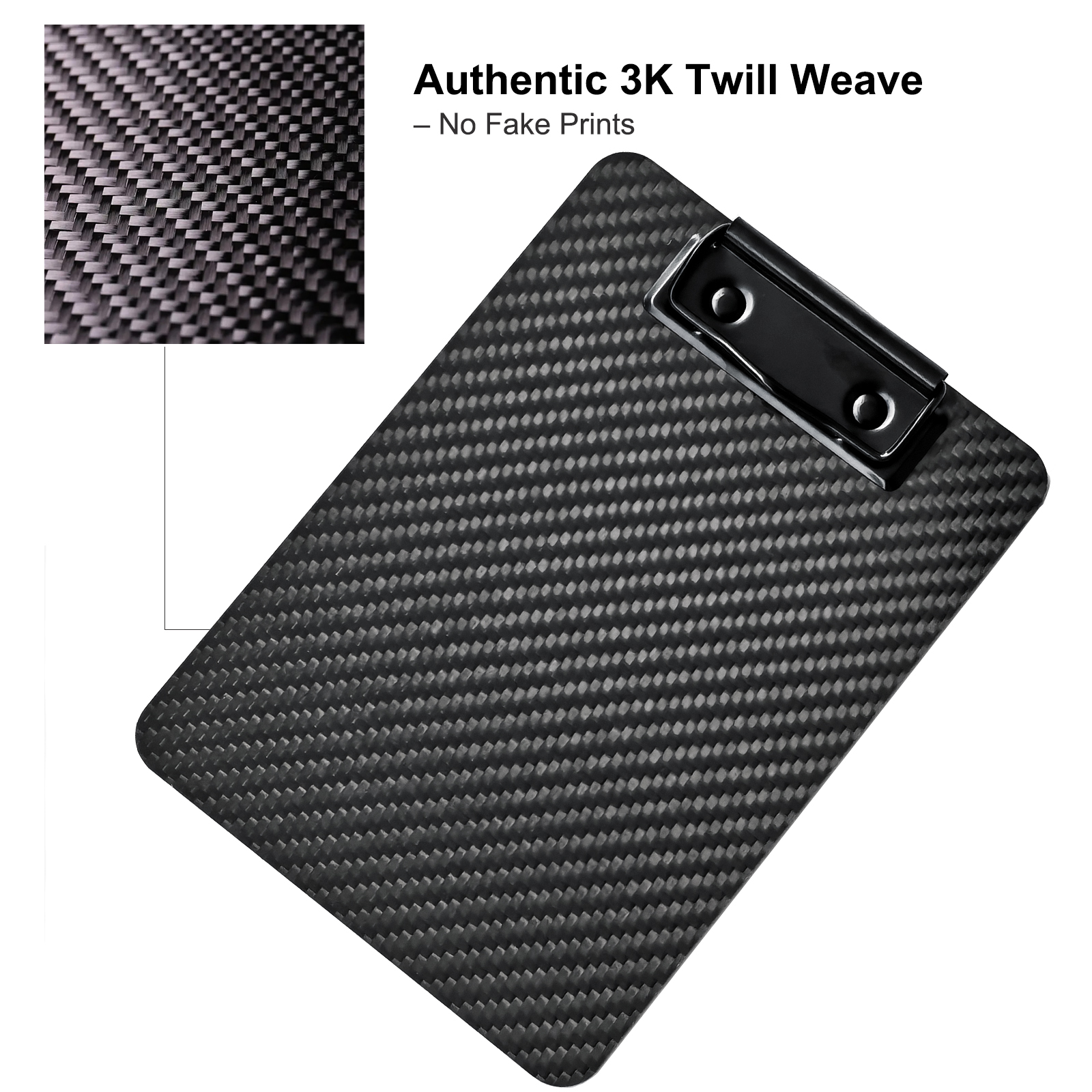 Carbon Fiber Mini Clipboard 5x7 Inch