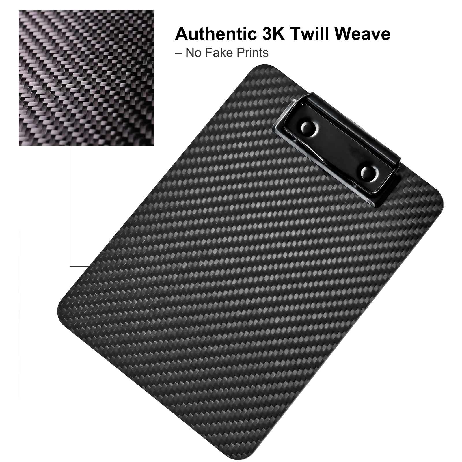 Carbon Fiber Mini Clipboard 5x7 Inch