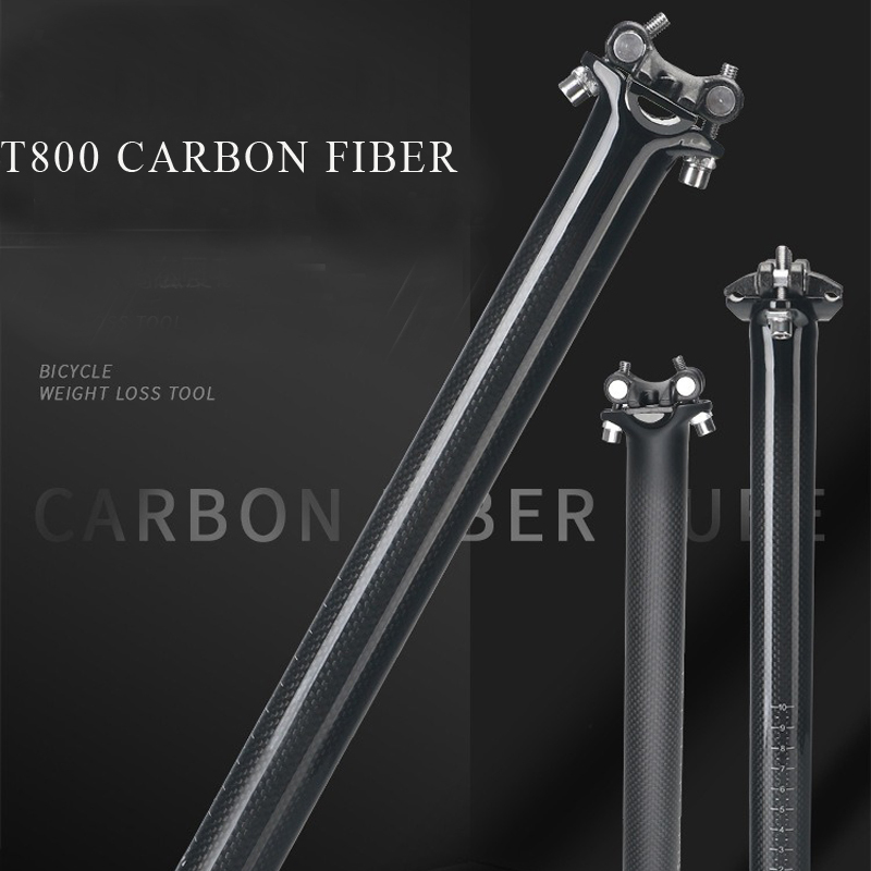 3K Carbon Fiber Mountain Bicycle Seat Post