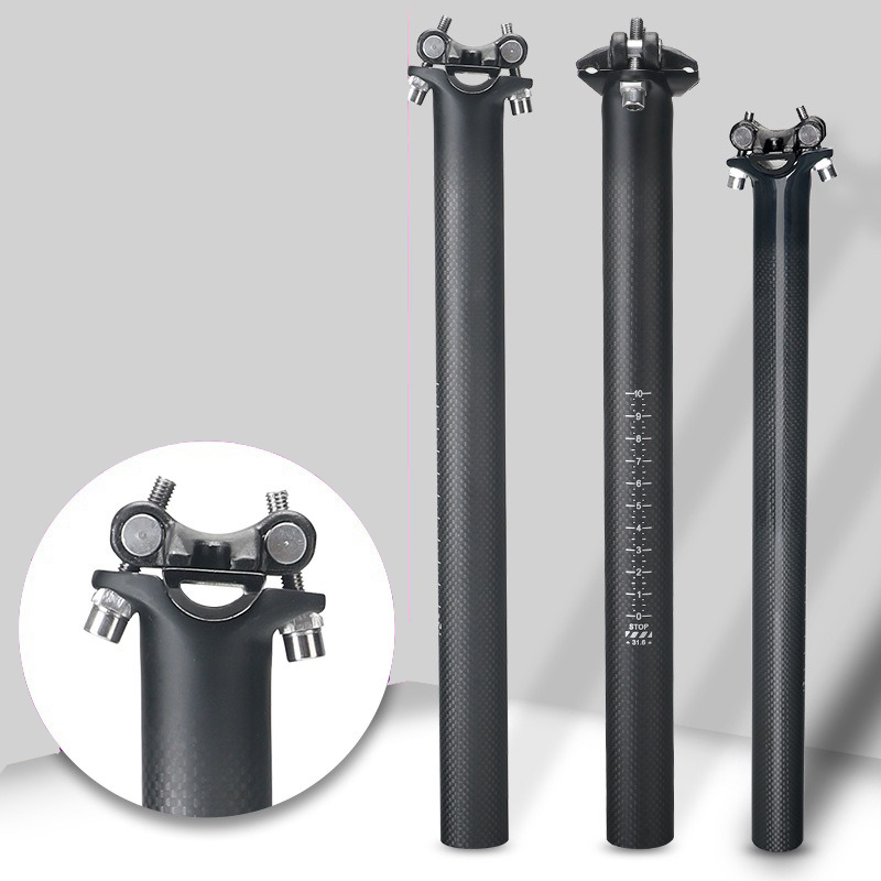 3K Carbon Fiber Mountain Bicycle Seat Post