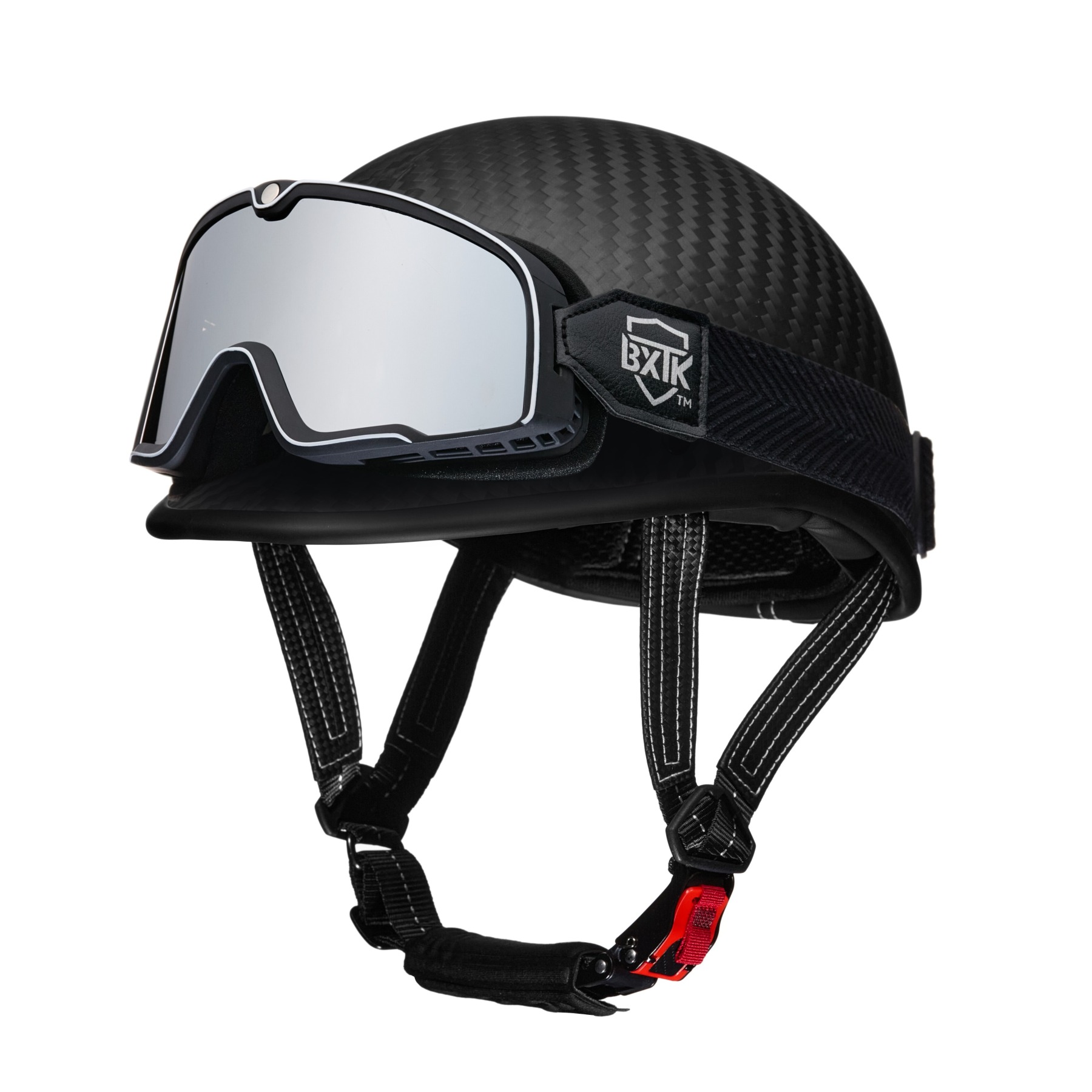 Real Carbon Fiber 1/2 Helmet