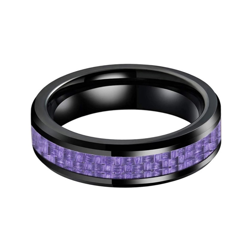 6mm Carbon Fiber Wedding Ring